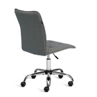 Кресло офисное для оператора ONE, без подлокотников, на колёсиках, флок, цвет серый 10845125 Кресло офисное для оператора ONE, без подлокотников, на колёсиках, флок, цвет серый 10845125