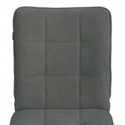 Кресло офисное для оператора ONE, без подлокотников, на колёсиках, флок, цвет серый 10845125 Кресло офисное для оператора ONE, без подлокотников, на колёсиках, флок, цвет серый 10845125