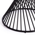 Стол круглый BERTOIA GT21, 1100×750×1100 мм, металл/стекло, цвет чёрный - Фото 2