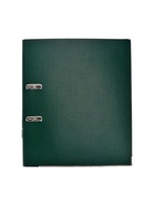 Папка-регистратор А4, 50 мм, Calligrata, ПВХ, тиснение «лен», металлическая окантовка, карман на корешок, собранная, зеленая, микс - Фото 9