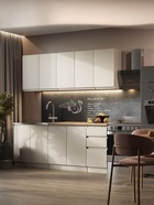 Кухонный гарнитур прямой «Стиль», с столешницей, 2000 мм, цвет кашемир/дуб вотан - Фото 1