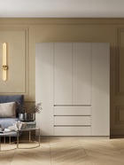 Шкаф четырёхстворчатый распашной «Бетти», 1600×520×2100 мм, цвет кашемир - Фото 1