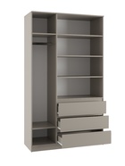 Шкаф трёхстворчатый распашной «Бетти», 1200×520×2100 мм, цвет кашемир - Фото 2