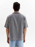 Рубашка мужская с коротким рукавом MIST, размер 50, серая - Фото 9