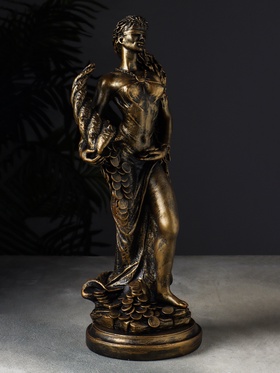 Фигура гипс «Фортуна», 14×14×44 см, под бронзу 10884445