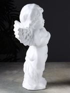 Фигурка гипс «Ангел с сердцем», 20×15×35 см, белый 10884447 - фото 16529988