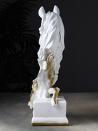 Копилка для денег «Бюст. Голова лошади», 14×23×41 см, белое золото 10884454 - фото 16750639