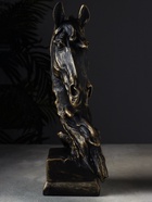 Копилка для денег «Бюст. Голова лошади» 14×23×41 см, чёрное золото - фото 119109041