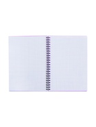 Тетрадь на спирали ErichKrause. Reef А5, 80 листов, в клетку, пластиковая обложка, блок офсет, индиго - Фото 3