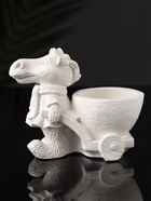 Фигурное кашпо для цветов «Лошадь с тележкой», гипс, 10×10×6 см - Фото 6