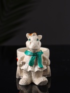 Фигурное кашпо для цветов «Лошадь с тележкой», гипс, 10×10×6 см, бежевый - Фото 2