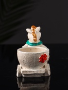 Фигурное кашпо для цветов «Лошадь с тележкой», гипс, 10×10×6 см, бежевый - Фото 5