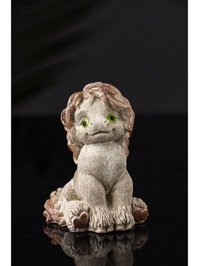 Фигурка гипс «Жеребёнок», 8×5×6 см, бежевый