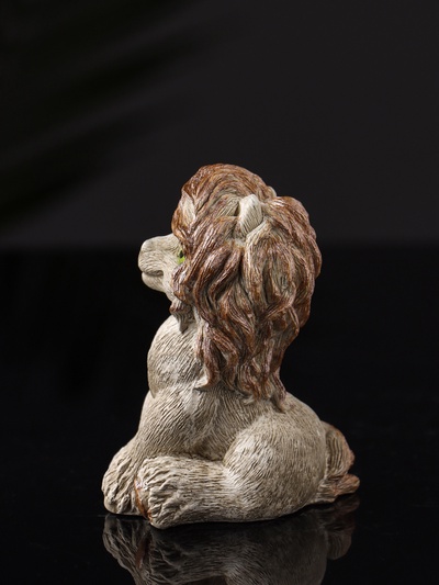 Фигурка гипс «Жеребёнок», 8×5×6 см, бежевый