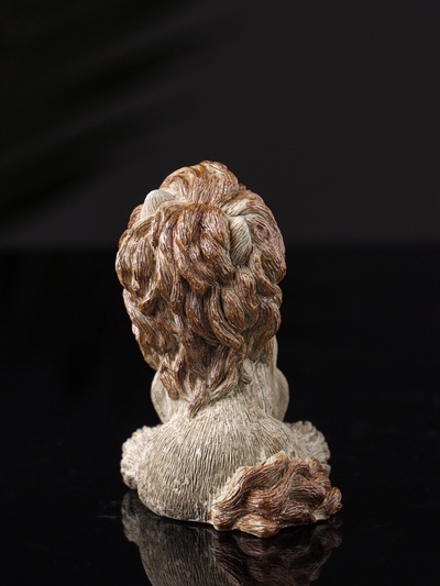 Фигурка гипс «Жеребёнок», 8×5×6 см, бежевый