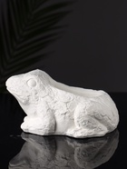 Фигурное кашпо для цветов «Лягушка», гипс, 14×12×9 см 10887401 - фото 319849957