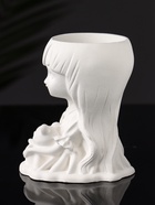Подставка для мелочей «Девочка с мишкой», гипс, 11×8×6 см - Фото 2