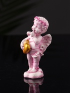 Фигурка гипс «Ангел с сердцем», 8.5×3.5 см, розовый 10887407 - фото 16523607