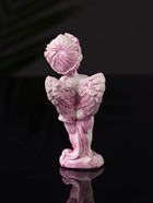 Фигурка гипс «Ангел с сердцем», 8.5×3.5 см, розовый 10887407 - фото 16523609