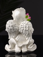 Фигурка гипс «Ангел с букетиком», 15×8×9 см, перламутр - Фото 4