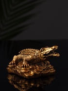 Фигурка гипс «Крокодил на деньгах», 12×10×8 см, под бронзу - Фото 6