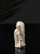 Набор фигурок «Нэцкэ», 5 шт., 20×10×7 см, бежевый 10887428 - фото 16523694