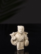 Набор фигурок «Нэцкэ», 5 шт., 20×10×7 см, бежевый - Фото 20