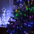 УЦЕНКА Гирлянда «Дреды» 1.5 м, IP20, серебристая нить, 125 LED, свечение мульти, 12 В - фото 14871313