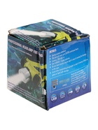 УЦЕНКА Фонарик налобный для дайвинга, водонепроницаемый, 1 диод, кислотно-жёлтый - Фото 4