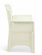 Кресло садовое «Ротанг Лайт», пластик, 62×58.5×85 см, до 106 кг, белое - Фото 5