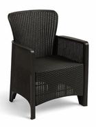 Кресло садовое «Ротанг Лайт», пластик, 62×58.5×85 см, до 106 кг, мокко - Фото 3