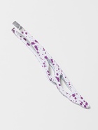 Пинцет скошенный, 9.5 см, белый, фиолетовый (комплект 2 шт) - фото 43805439