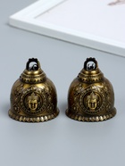Набор колокольчиков «Будда», 2 шт., металл, 6×5×5 см - Фото 1