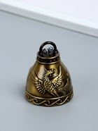 Набор колокольчиков «Птица Феникс», 2 шт., металл, 6×4.8×4.8 см - Фото 2