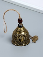 Набор колокольчиков «Будда и карп», 2 шт., металл, h=4.8 см d=6 см - Фото 3