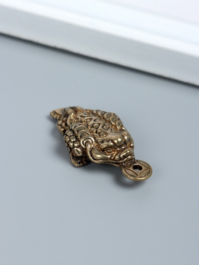 Подвеска-фигурка «Денежная жаба с монетой», набор 2 шт., 1.9×3.4 см