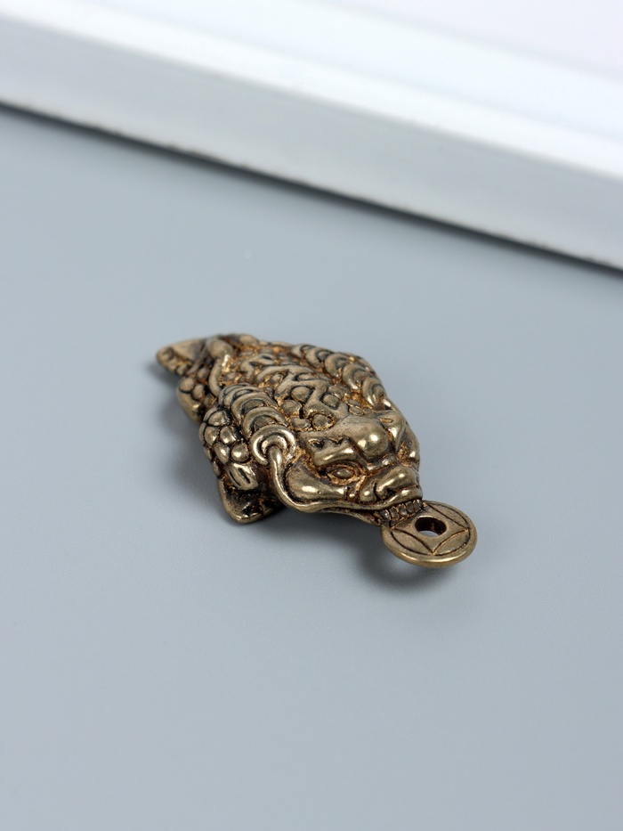 Подвеска-фигурка «Денежная жаба с монетой», набор 2 шт., 1.9×3.4 см - Фото 1