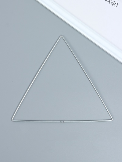 Основа для ловца снов металл «Треугольник», набор 2 шт., 0.28×20×20 см