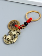 Брелок для ключей на кольце «Нэцкэ. Дракон на корабле», металл, 5 монет, набор 2 шт., h=8 см - Фото 2