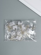 Нить светодиодная для сувениров, мульти, 10 диодов, дл. 1 м, от батареек 3×CR=1130, набор 10 шт. 10888521 - фото 16843663