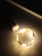 Нить светодиодная для сувениров, 20 диодов, дл. 2 м, от батареек 3×CR1130, набор 10 шт. - Фото 1