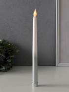 Набор светодиодных свечей, ночники LED «Нежность», 2 шт., 2×ААА, серебро, 2×2×27.5 см - Фото 2