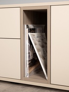 Тумба напольная под ТВ «Тайл 16.62», 2002×396×440 мм, цвет сатин/эмили блаш - Фото 7