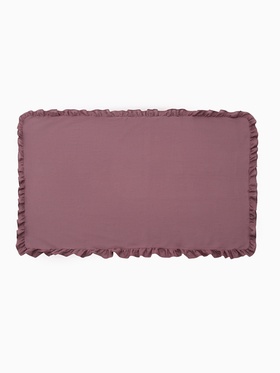 Скатерть «Этель» Ivory, 150×220 ±3 см, 100% лён, 170 г/м², тёмно-сиреневый