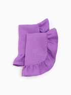 Набор салфеток «Этель» Ivory, 30×40 см-2 шт., сиреневый, 100% лён, 170 г/м² - фото 809609456