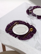 Набор салфеток «Этель» Ivory, 30×40 см-4 шт., фиолетовая, 100% лён, 170 г/м² - фото 809609460