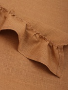 Дорожка на стол «Этель» Ivory, 40×150 см, коричневая, лён 100% - фото 809609492