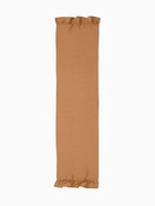 Дорожка на стол «Этель» Ivory, 40×150 см, коричневая, лён 100% - фото 809609493