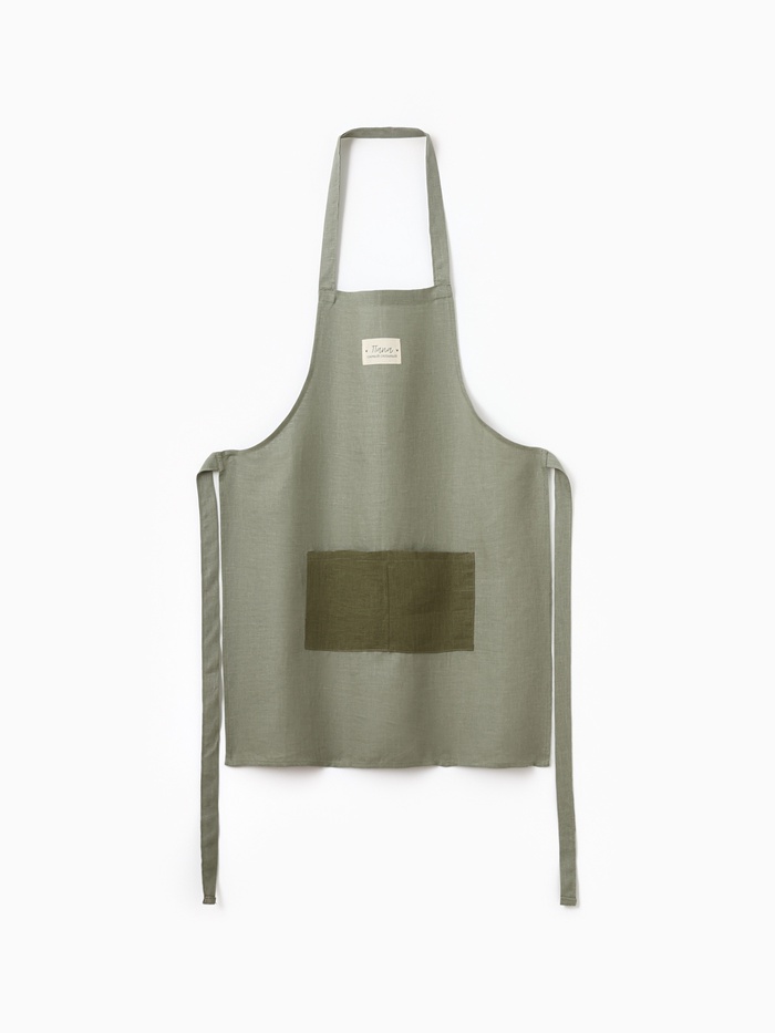 Набор фартуков «Этель. Папа и сын», мужской 60×70 см, детский 50×60 см, 100% лён - Фото 1