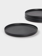 Набор тарелок Доляна «Гранит», 4 шт., d=26 см, керамика, чёрный - Фото 3